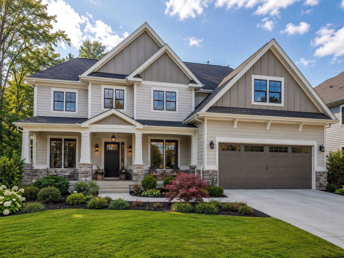Modern home exterior